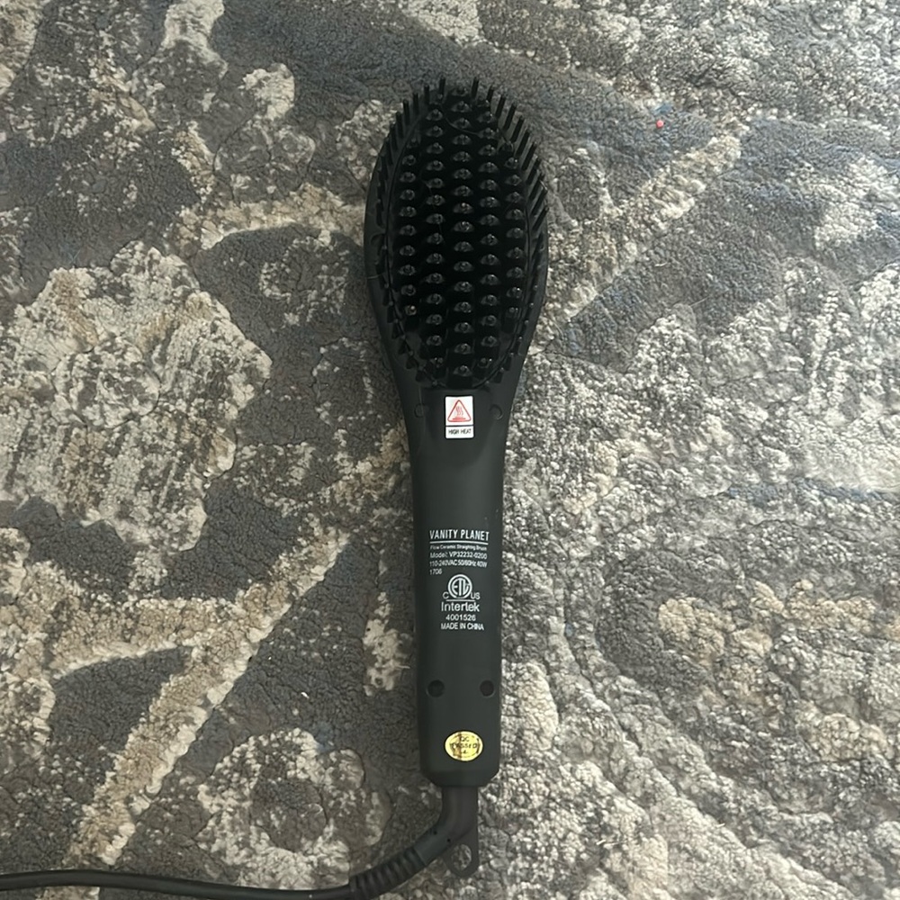 Vanity Planet straightener brush.